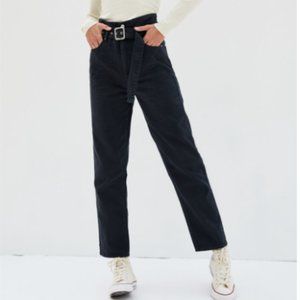 PacSun Cinched Black Mom Jeans